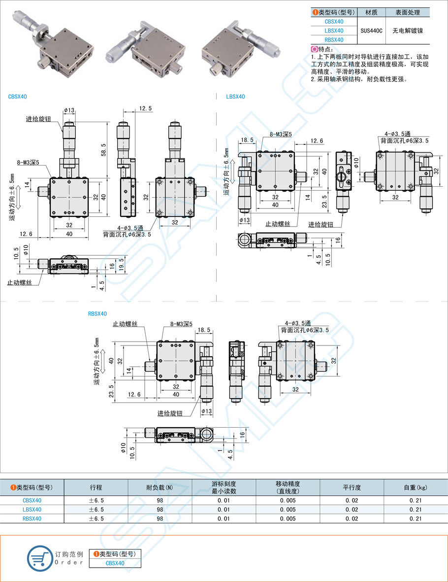 線性滑臺的常用術語大全