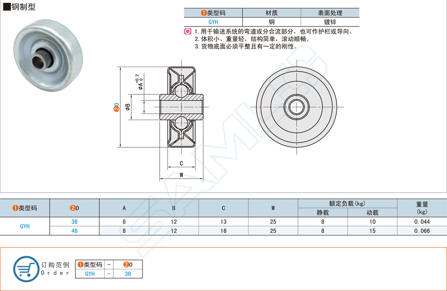 鋼制福來輪在自動化搬運設備的運用 鋼制福來輪在自動化搬運設備的運用