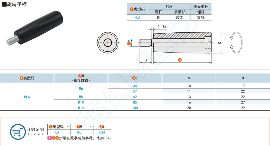 機械旋轉手柄