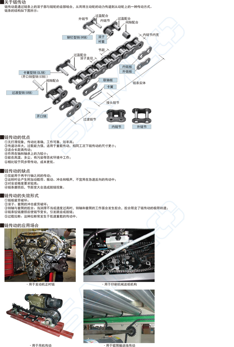 鏈輪-06B系列作用與用途
