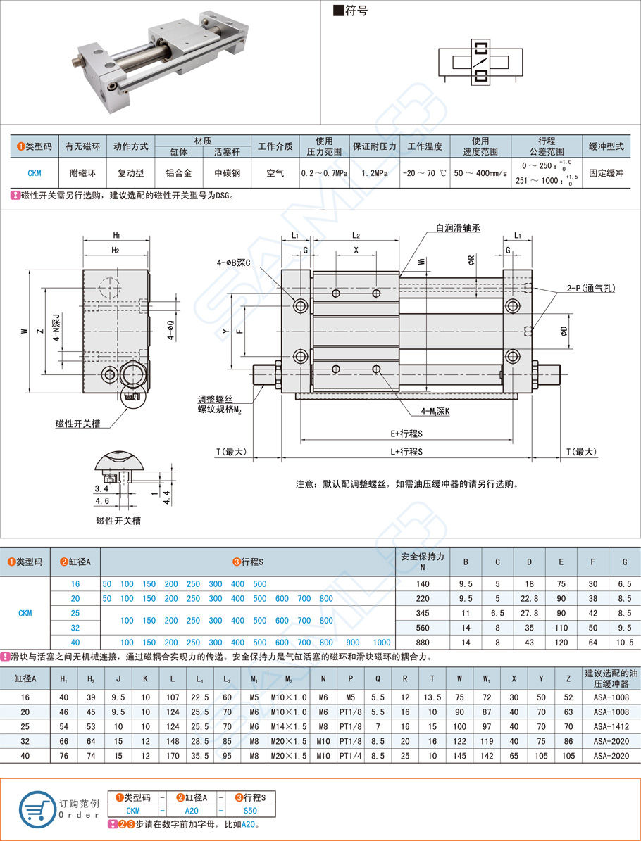 磁耦合無桿氣缸需要傳感器嗎