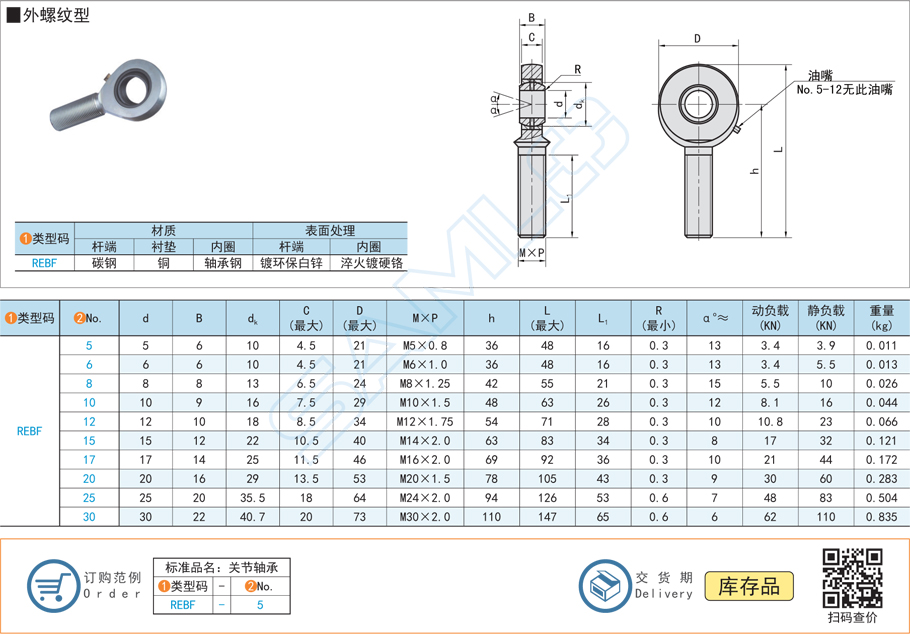 桿端關節軸承如何與桿連接